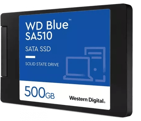 SSD وسترن دیجیتال بلو مدل SA510 ظرفیت 500 گیگابایت — تصویر ۳