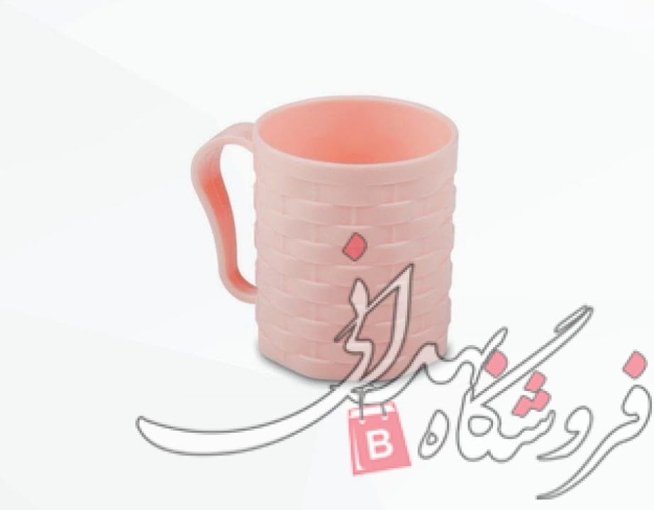 لیوان پلاستیکی حصیری کوچک ه