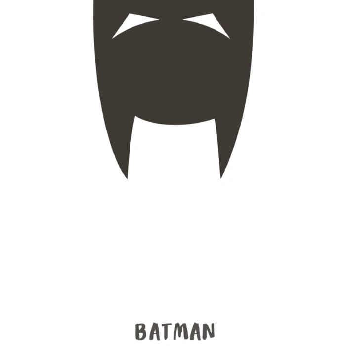 پوستر و تابلو اتاق کودک طرح Batman
