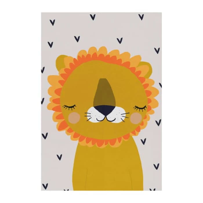 پوستر و تابلو اتاق کودک طرح Little lion