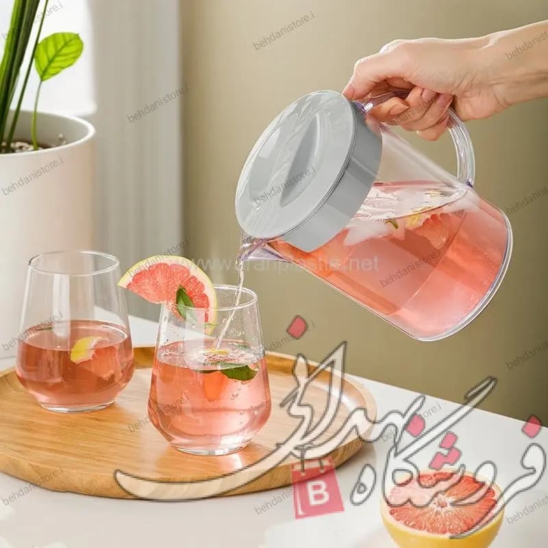 پارچ پلاستیکی کوتاه شایلی اکسون 1250 — تصویر ۴