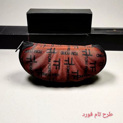 جلد (کیف) زیپی عینک طرح دار(وارداتی) — تصویر ۲
