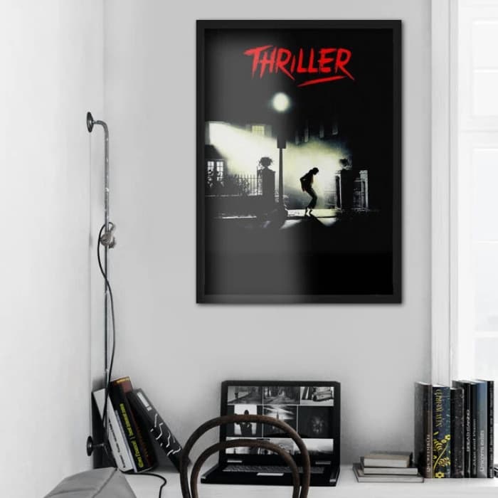 پوستر و تابلو مینیمال طرح Thriller – Michael Jackson 1982 — تصویر ۲