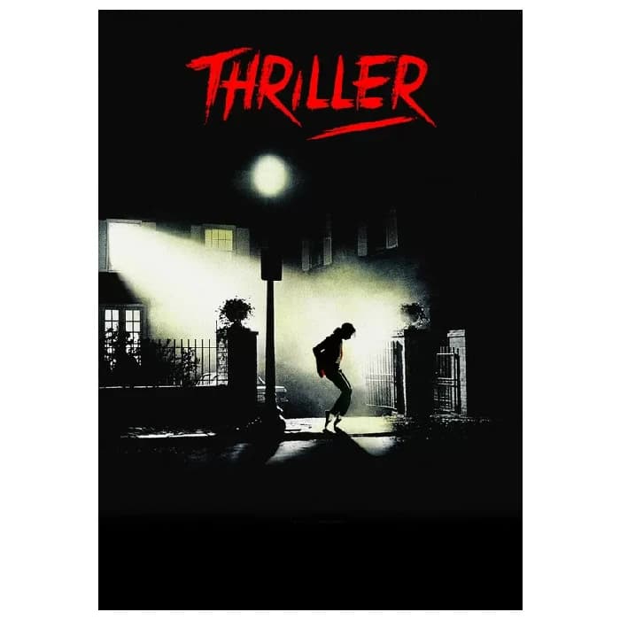 پوستر و تابلو مینیمال طرح Thriller – Michael Jackson 1982
