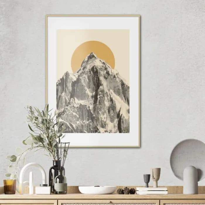 پوستر و تابلو وینتیج طرح Mountainscape — تصویر ۲