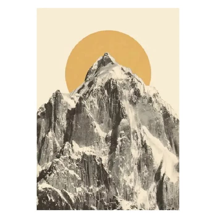 پوستر و تابلو وینتیج طرح Mountainscape