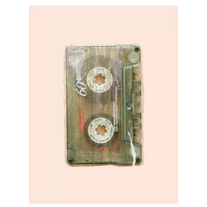 پوستر و تابلو وینتیج طرح Old School Cassette