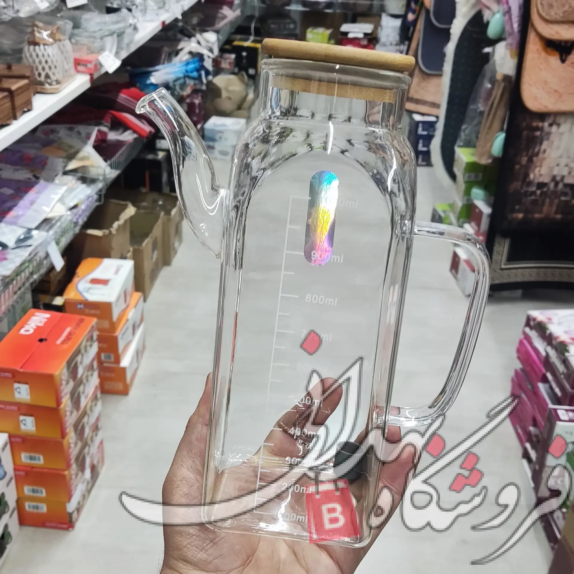 روغن ریز پیرکس مربع 1 لیتری — تصویر ۴