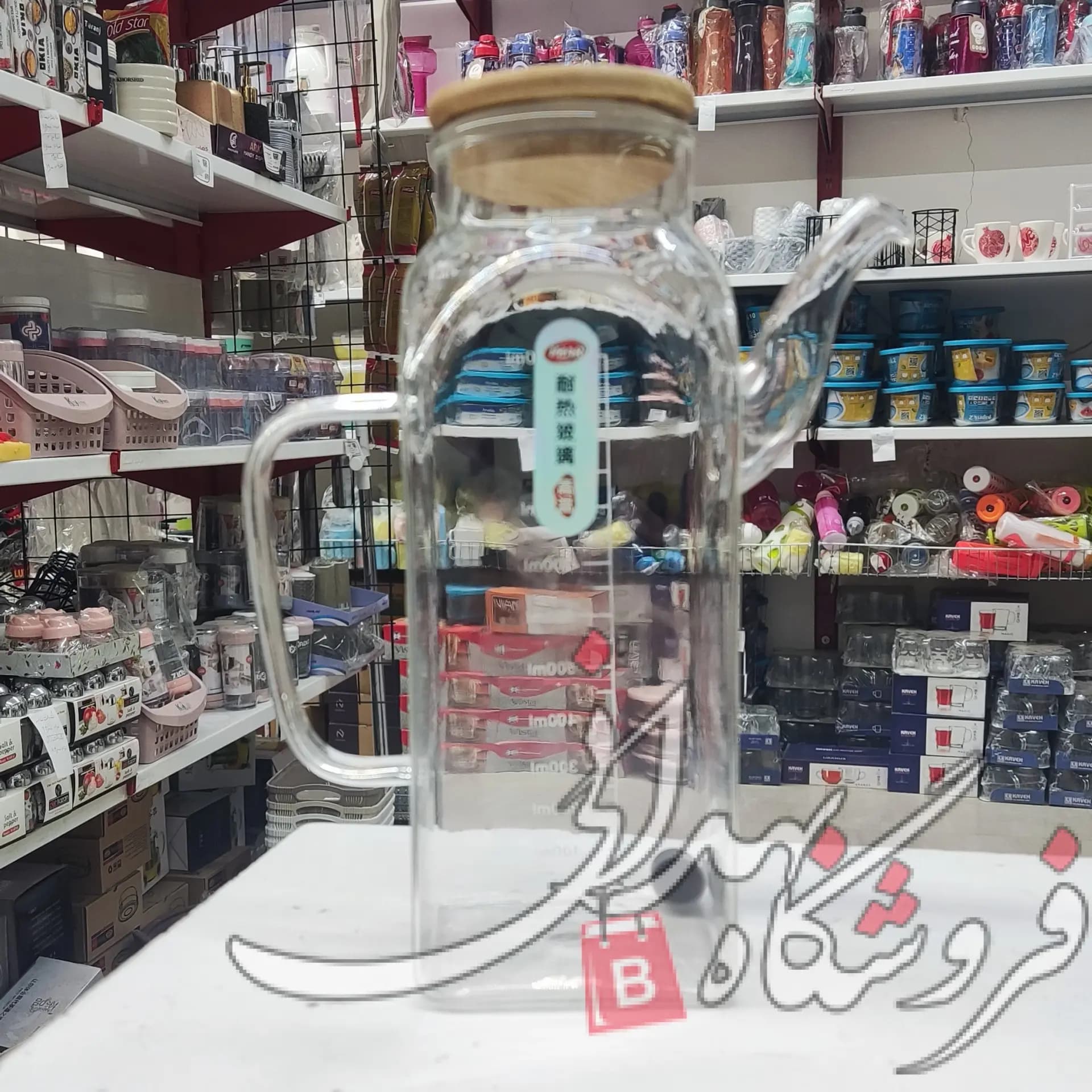 روغن ریز پیرکس مربع 1 لیتری — تصویر ۳