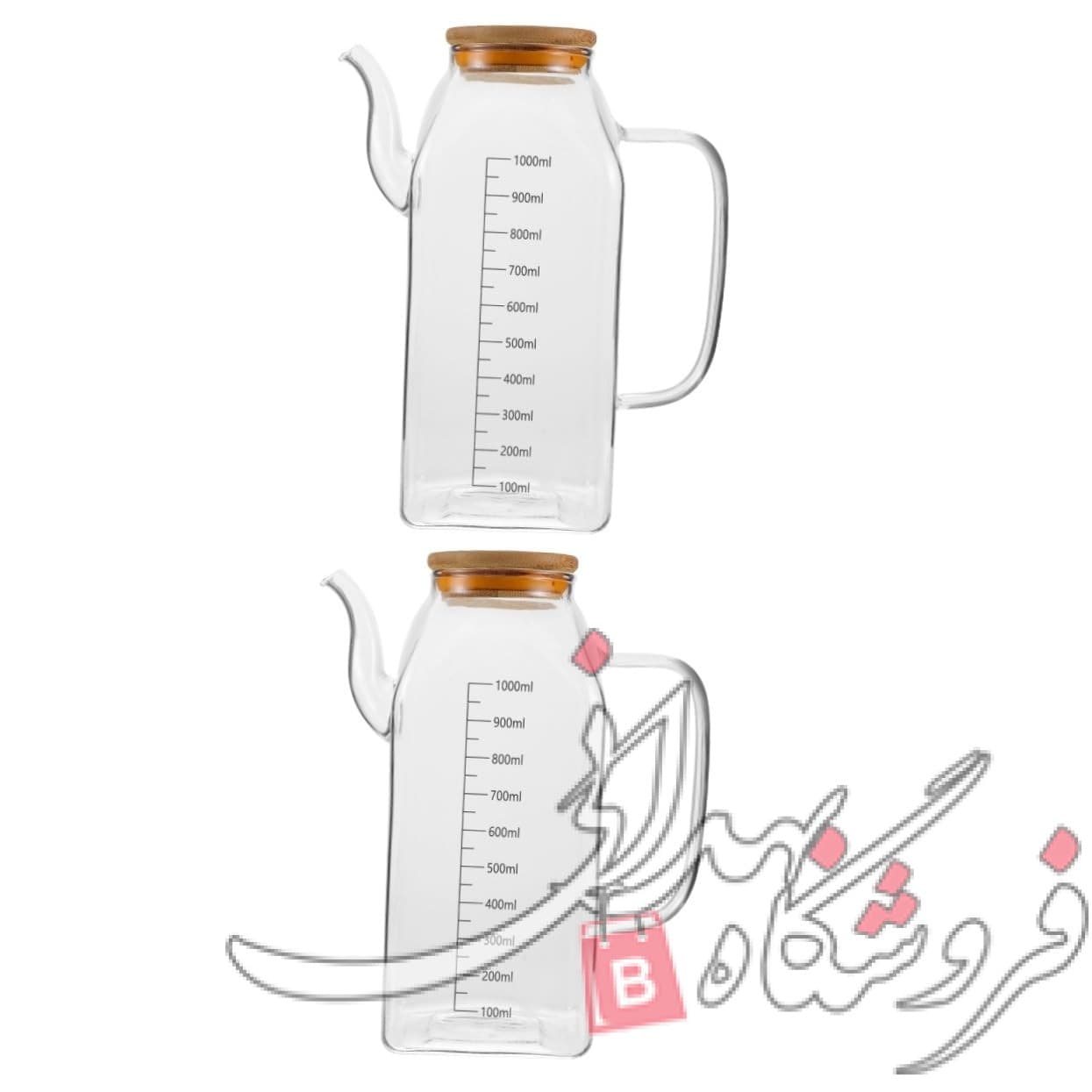 روغن ریز پیرکس مربع 1 لیتری — تصویر ۵