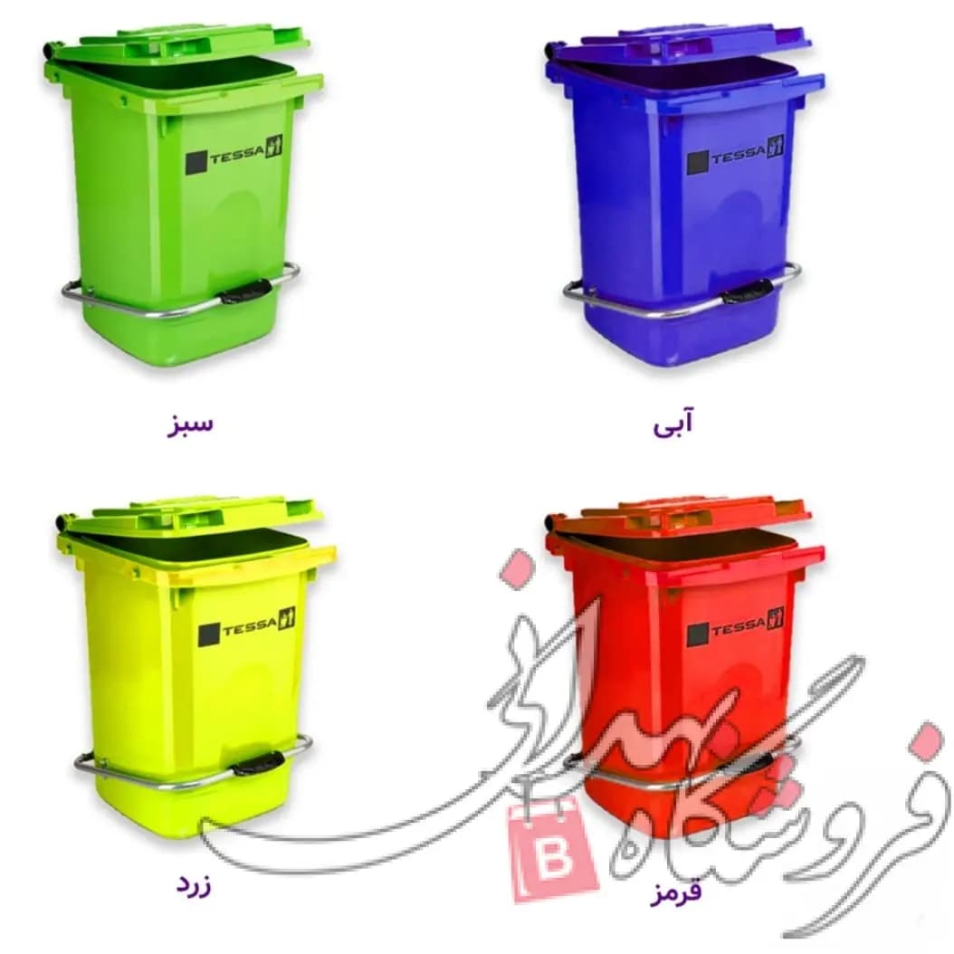 سطل 40 لیتری پدالی تسا — تصویر ۳