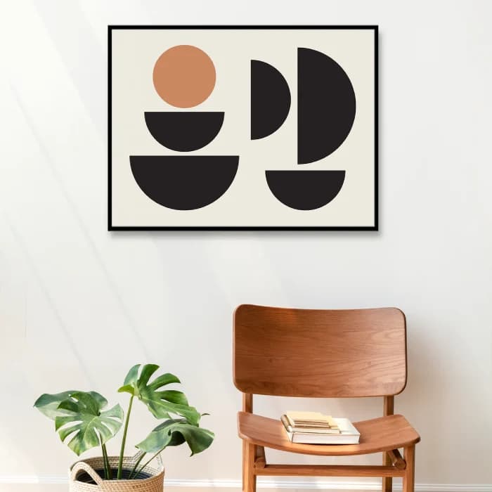 پوستر و تابلو انتزاعی طرح Cisterns – Midcentury