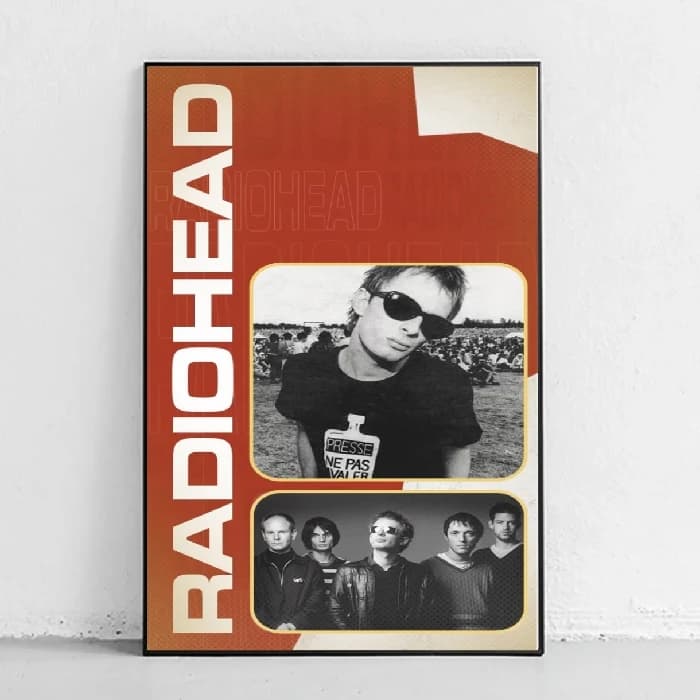 پوستر و تابلو مینیمال طرح Thom yorke – Radiohead