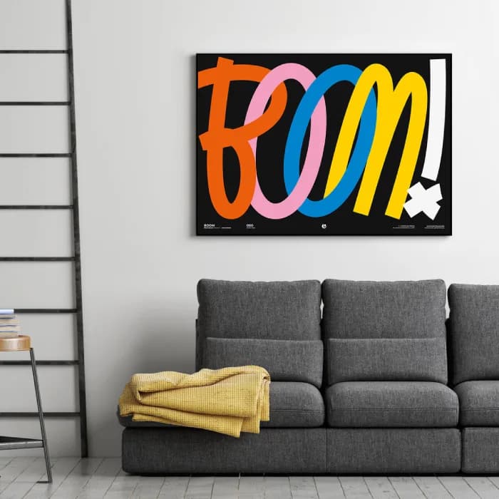 پوستر و تابلو تایپوگرافی طرح BoOm! — تصویر ۵
