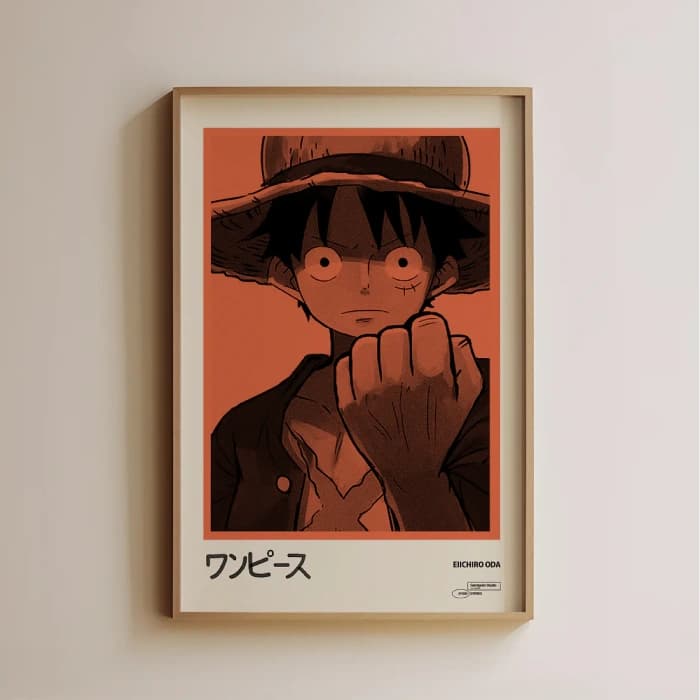 پوستر و تابلو مینیمال طرح One Piece