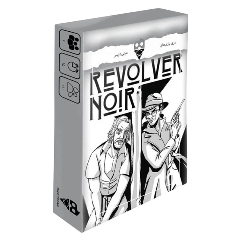بازی فکری اسلحه سیاه مدل REVOLVER NOIR – بازی کارتی دو نفره معمایی — تصویر ۳