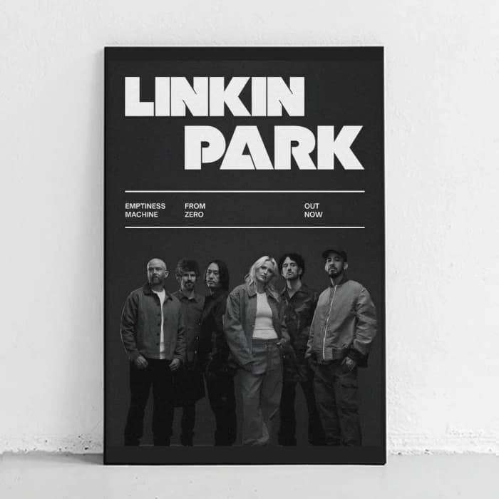 پوستر و تابلو مینیمال طرح Emptiness machine – Linkin park
