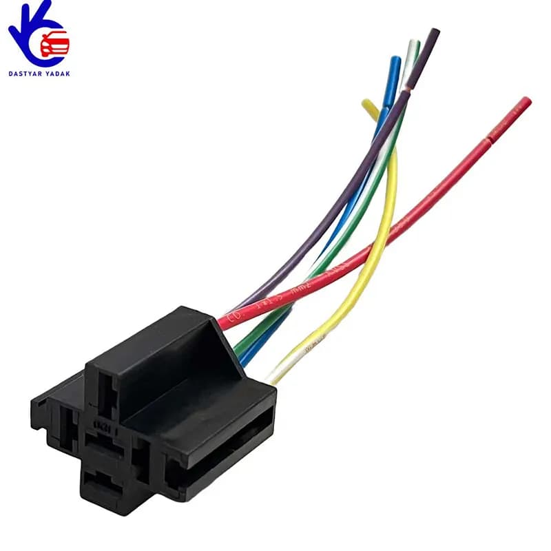 سوکت رله بوق 5 فیش *شرکتی* MCS