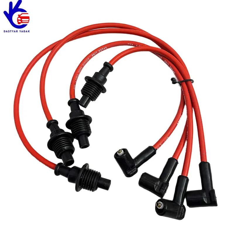 وایر شمع تقویتی پژو (2 سربرنجی-بوبین دار) SPARK LINE