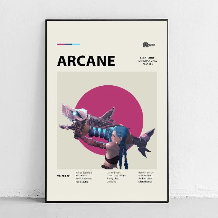 پوستر و تابلو مینیمال طرح Arcane (2)