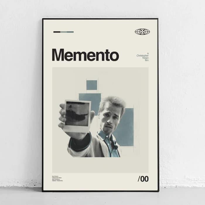 پوستر و تابلو مینیمال طرح Memento