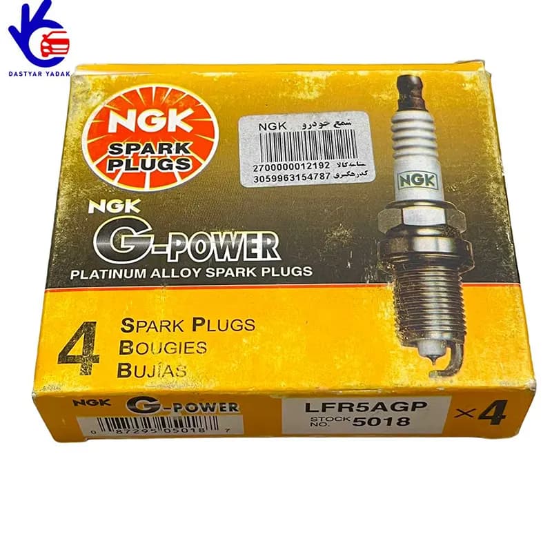 شمع خودرو انجیکا سوزنی پایه بلند G-POWER 5018 کد LFR5AGP — تصویر ۳