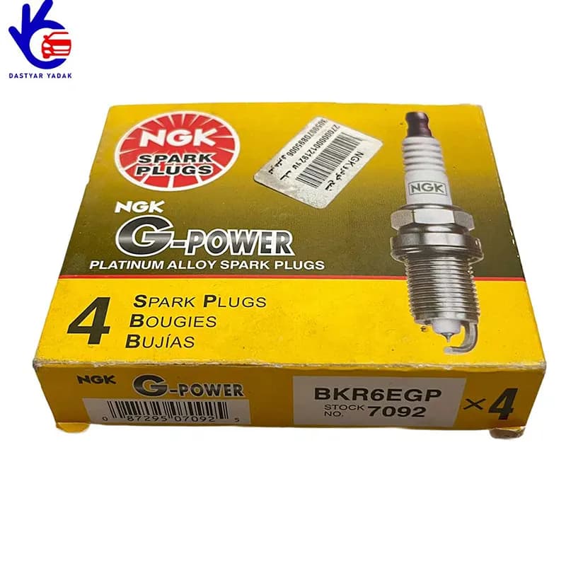 شمع خودرو انجیکا سوزنی پایه کوتاه G-POWER 7092 کد BKR6EGP — تصویر ۲