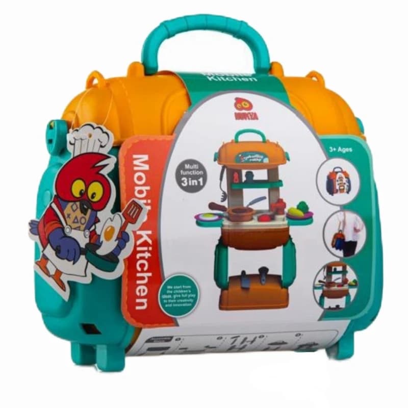 ست اسباب‑بازی آشپزخانه هوکیا مدل Mobile Kitchen