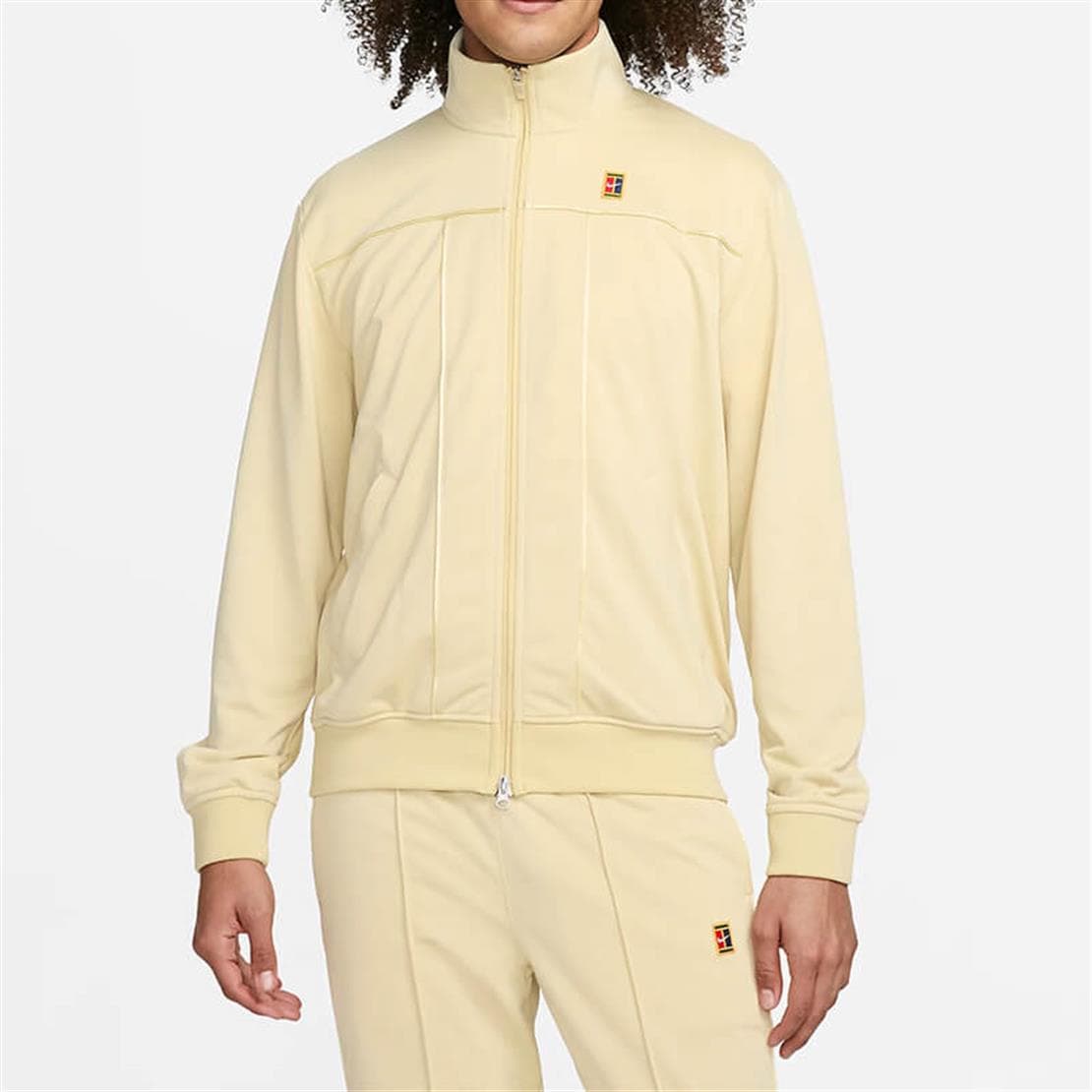 سویشرت تنیس مردانه نایک Nike Court Heritage – زرد — تصویر ۳