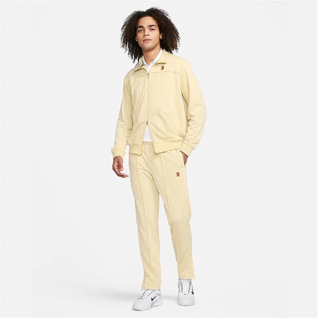سویشرت تنیس مردانه نایک Nike Court Heritage – زرد