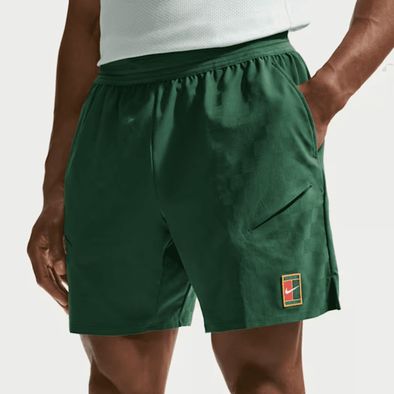 شلوارک ورزشی مردانه نایک NikeCourt Slam Dri-FIT – سبز — تصویر ۲