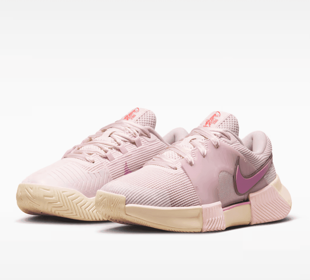 کفش تنیس زنانه نایک Nike GP Challenge 1.5 Premium – صورتی صدفی — تصویر ۶