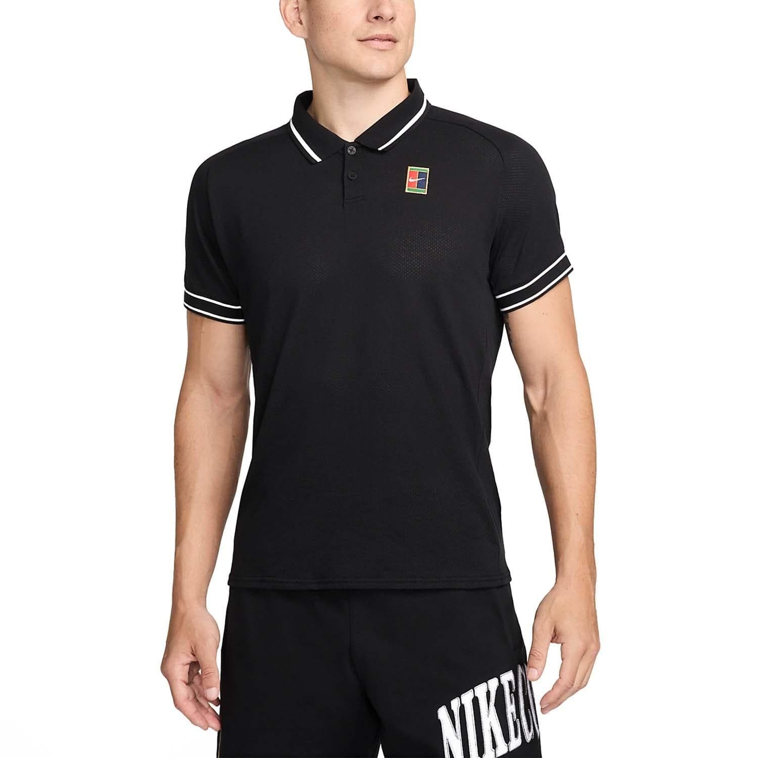 پلوشرت تنیس مردانه نایک NikeCourt Heritage – مشکی
