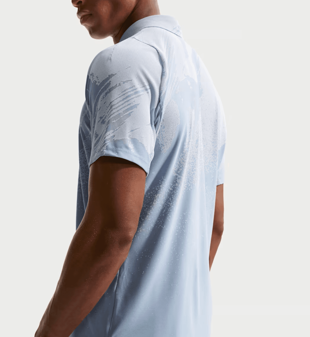 پلوشرت تنیس مردانه نایک NikeCourt Slam Dri-FIT ADV – آبی مات — تصویر ۶