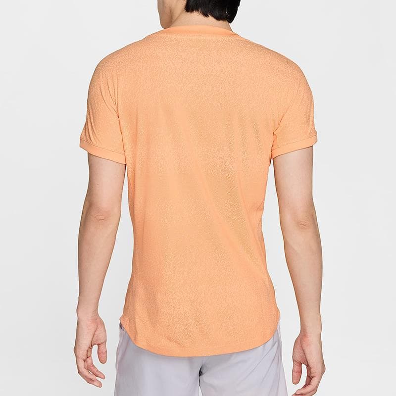 تیشرت تنیس مردانه نایک Nike Rafa Dri-FIT ADV Short-Sleeve – نارنجی — تصویر ۳