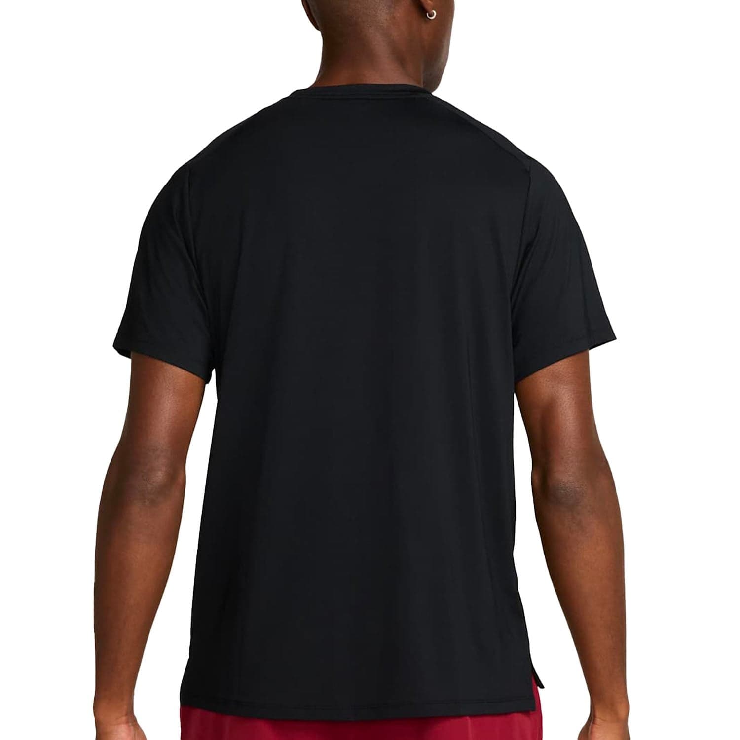تیشرت تنیس مردانه نایک NikeCourt Advantage Dri-FIT– مشکی — تصویر ۳