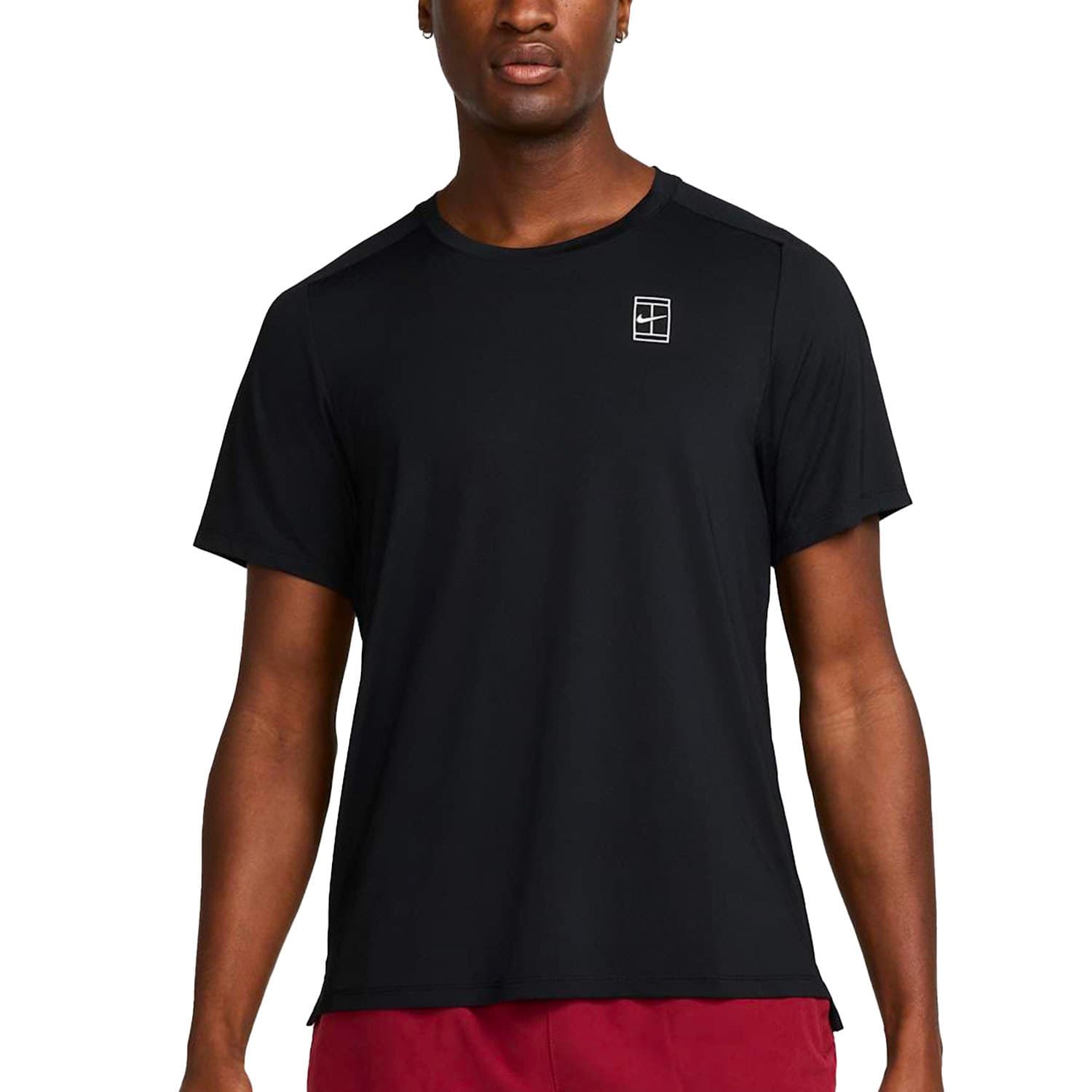 تیشرت تنیس مردانه نایک NikeCourt Advantage Dri-FIT– مشکی