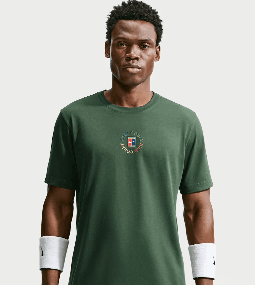 تیشرت تنیس مردانه نایک NikeCourt Dri-FIT Cotton – سبز