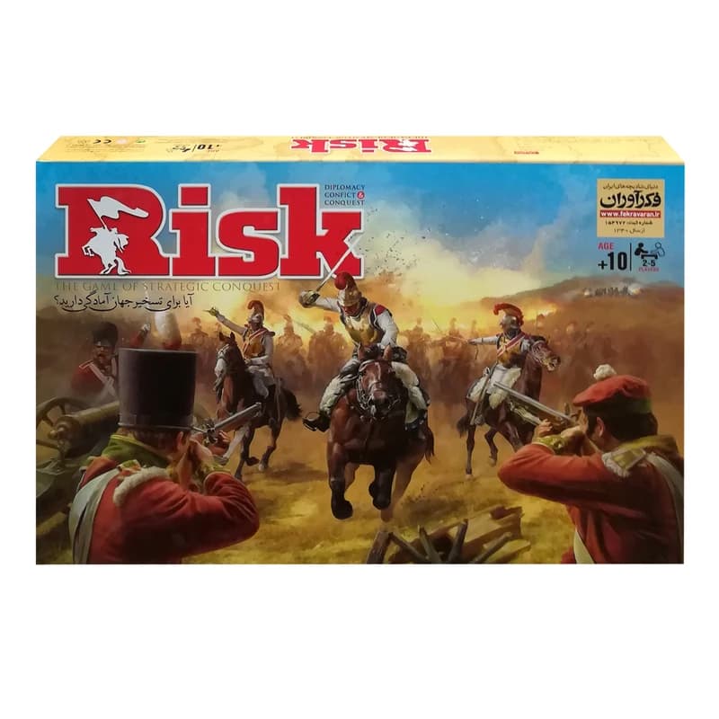 بازی فکری ریسک مدل حرفهای فکرآوران (Risk) – استراتژی سلطه بر جهان — تصویر ۲