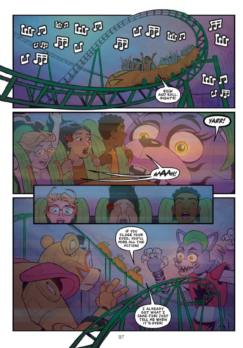 کتاب Five Nights at Freddy’s: Tales from the Pizzaplex Graphic Novel Collection Vol. 1 — تصویر ۲