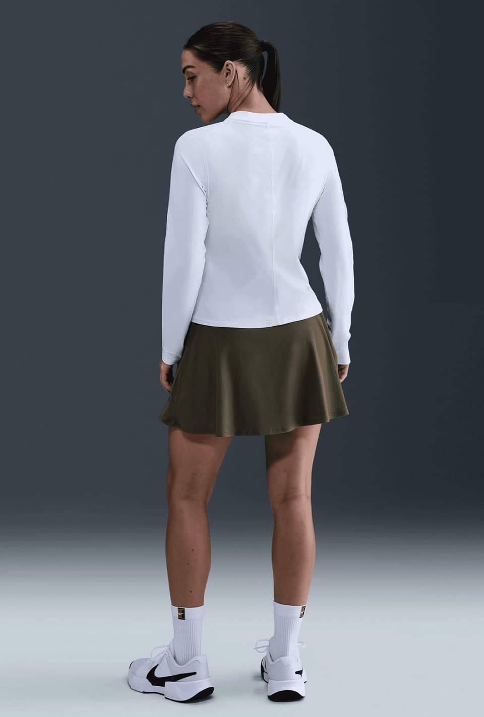 دامن تنیس زنانه نایک Nike Victory Dri-FIT – مشکی — تصویر ۳