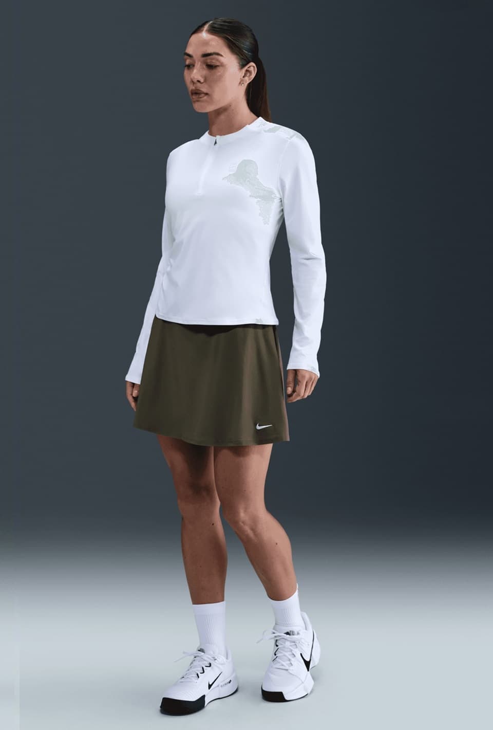دامن تنیس زنانه نایک Nike Victory Dri-FIT – مشکی — تصویر ۲