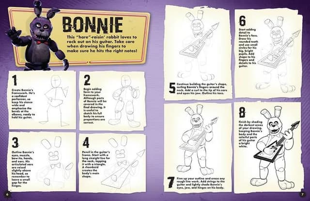کتاب The Official Five Nights at Freddy’s How to Draw — تصویر ۲