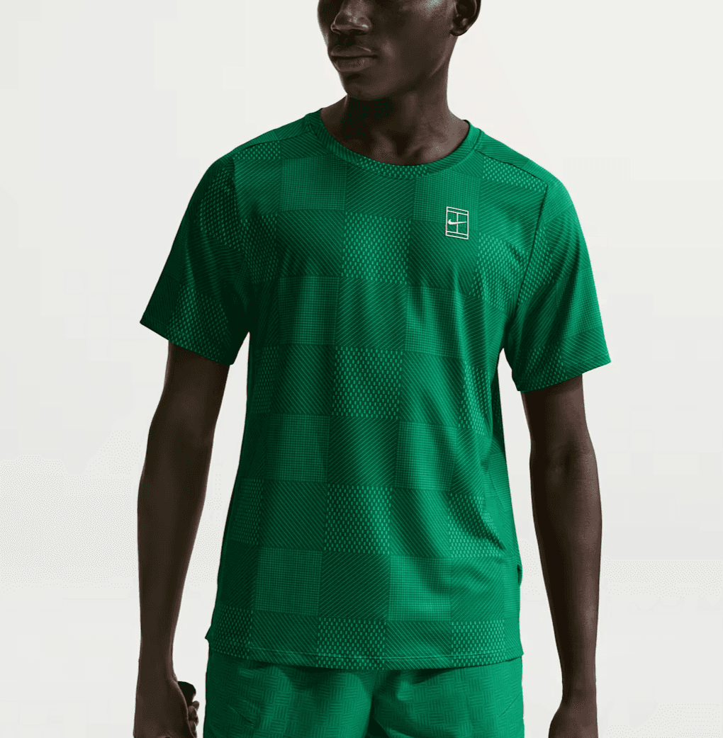 تیشرت تنیس مردانه نایک مدل NikeCourt Advantage Dri-FIT – سبز — تصویر ۲