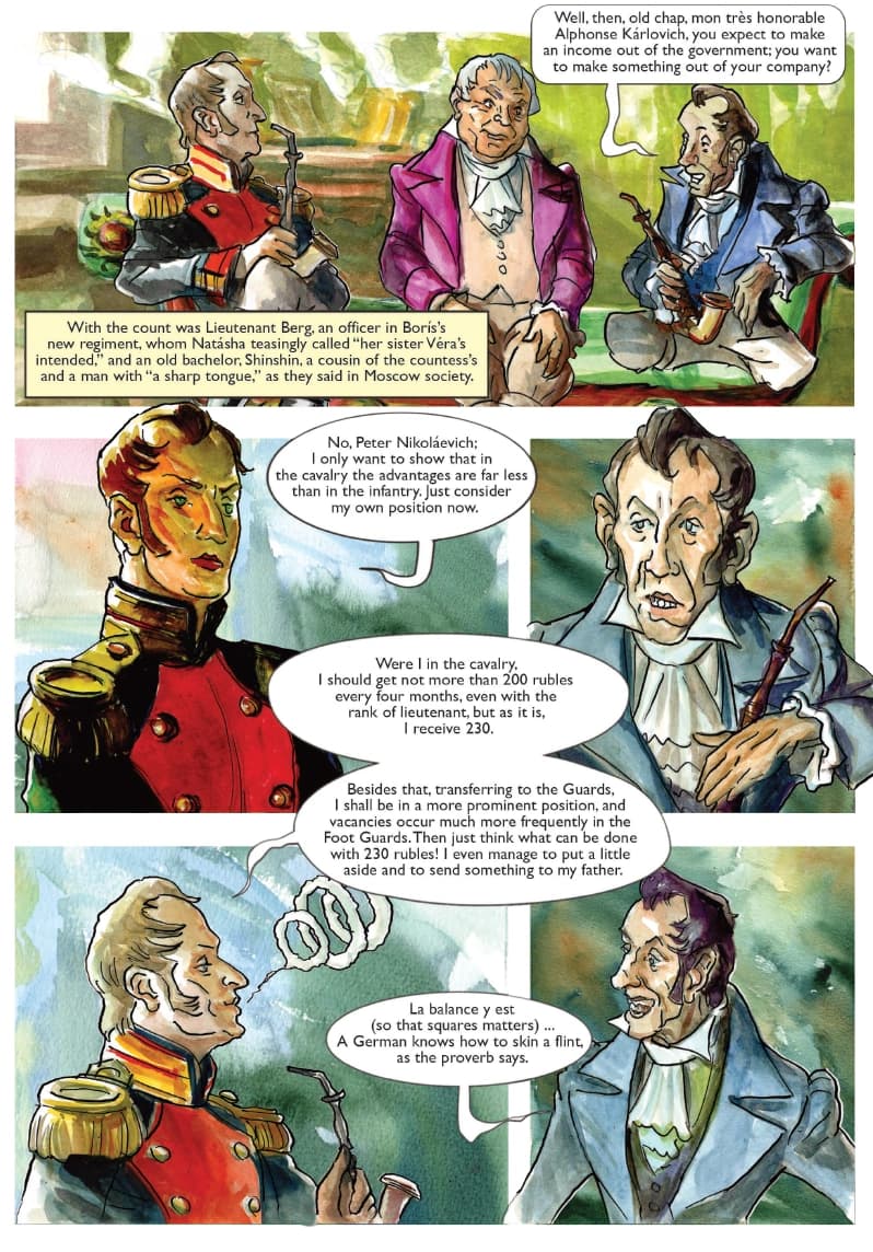 رمان گرافیکی انگلیسی War and Peace: The Graphic Novel — تصویر ۳