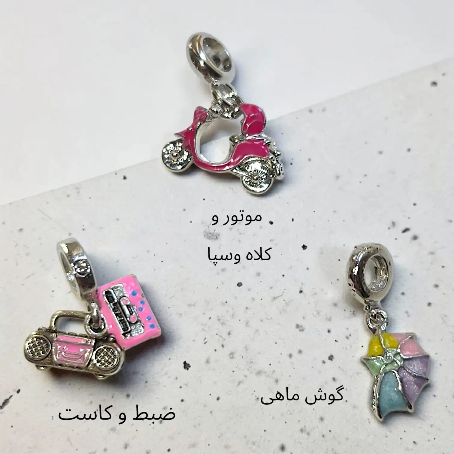 چارم پاندورا برنجی سری pink