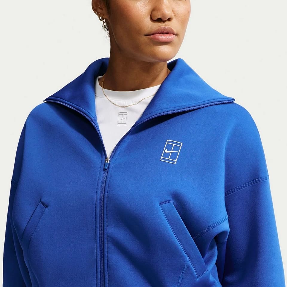 سویشرت تنیس زنانه نایک Advantage Dri-FIT – آبی — تصویر ۸