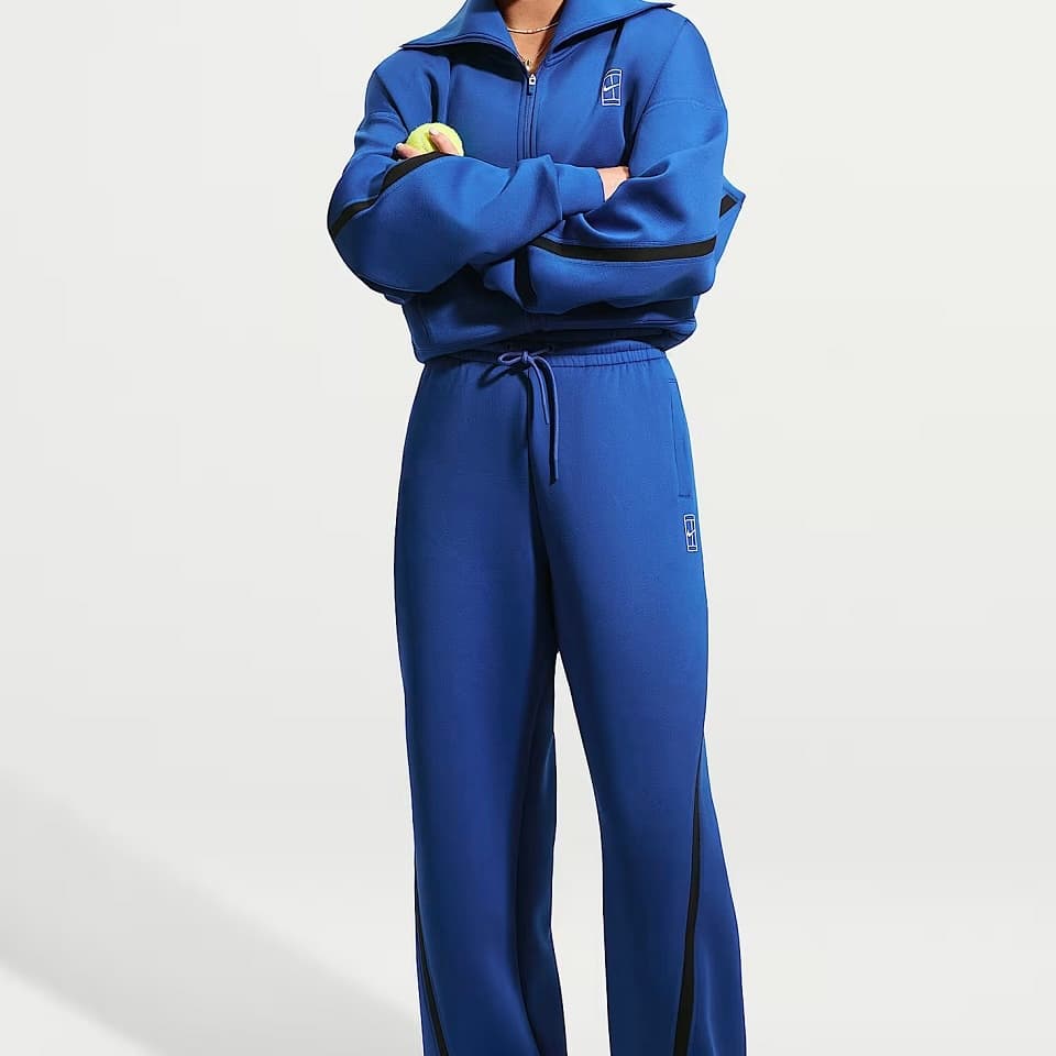 سویشرت تنیس زنانه نایک Advantage Dri-FIT – آبی — تصویر ۲