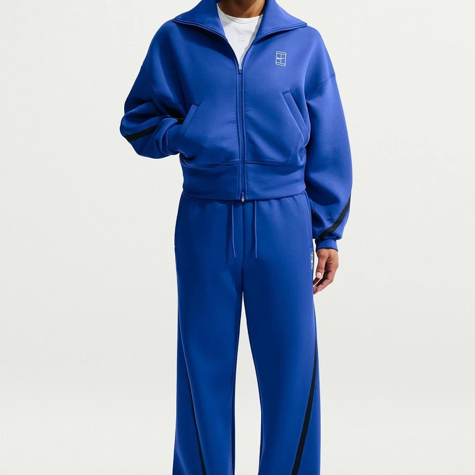 سویشرت تنیس زنانه نایک Advantage Dri-FIT – آبی — تصویر ۴