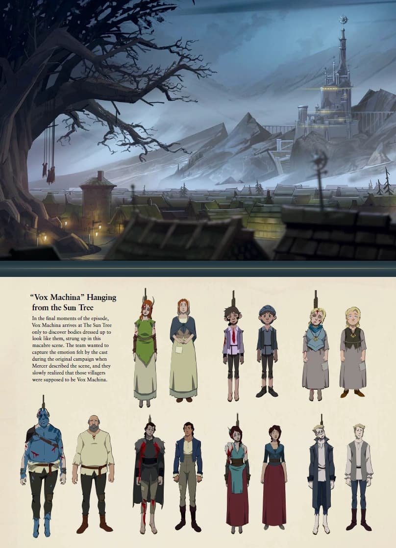 آرت بوک The Art Of The Legend Of Vox Machina — تصویر ۳